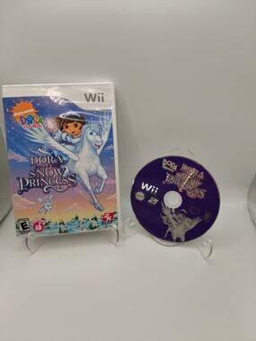 Dora Saves the Snow Princess (Wii) case and disc Tested